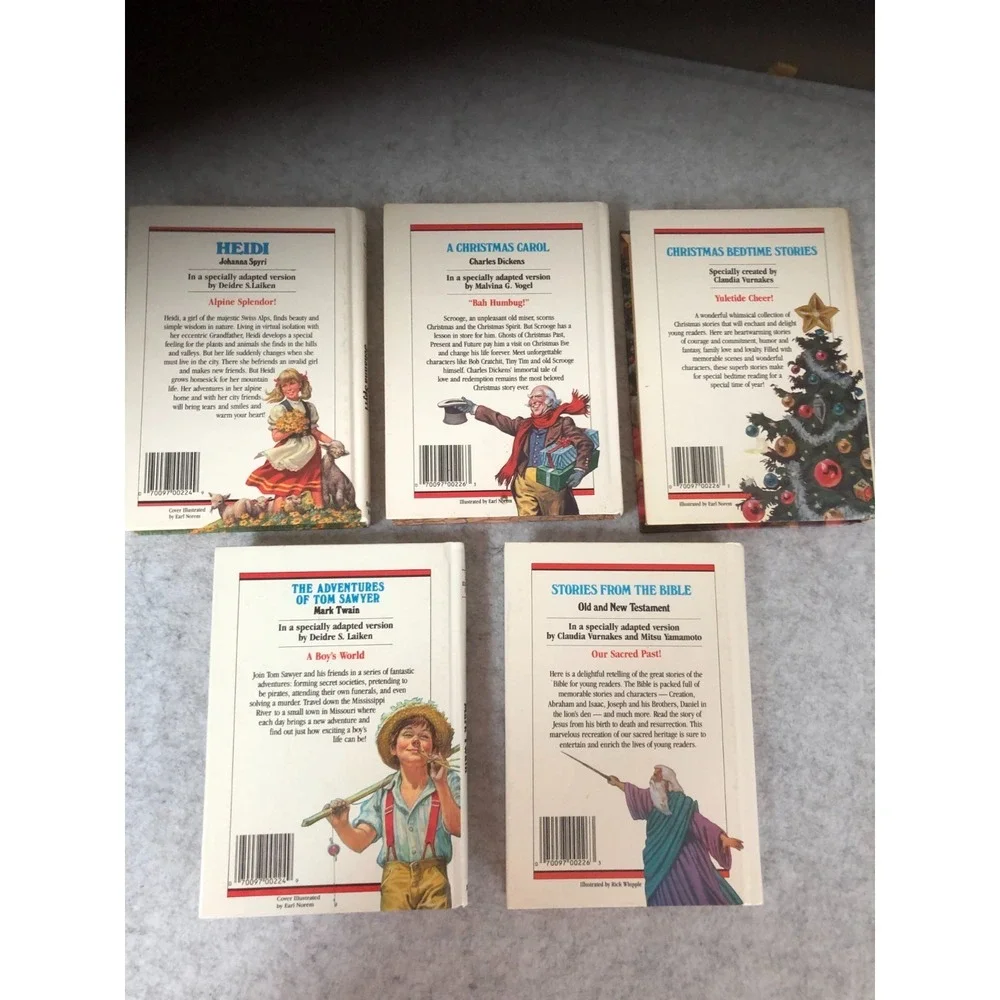 Great Illustrated Classics Hardcover For Children Set Of 5 ~ BARONET Books